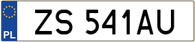 Truck License Plate